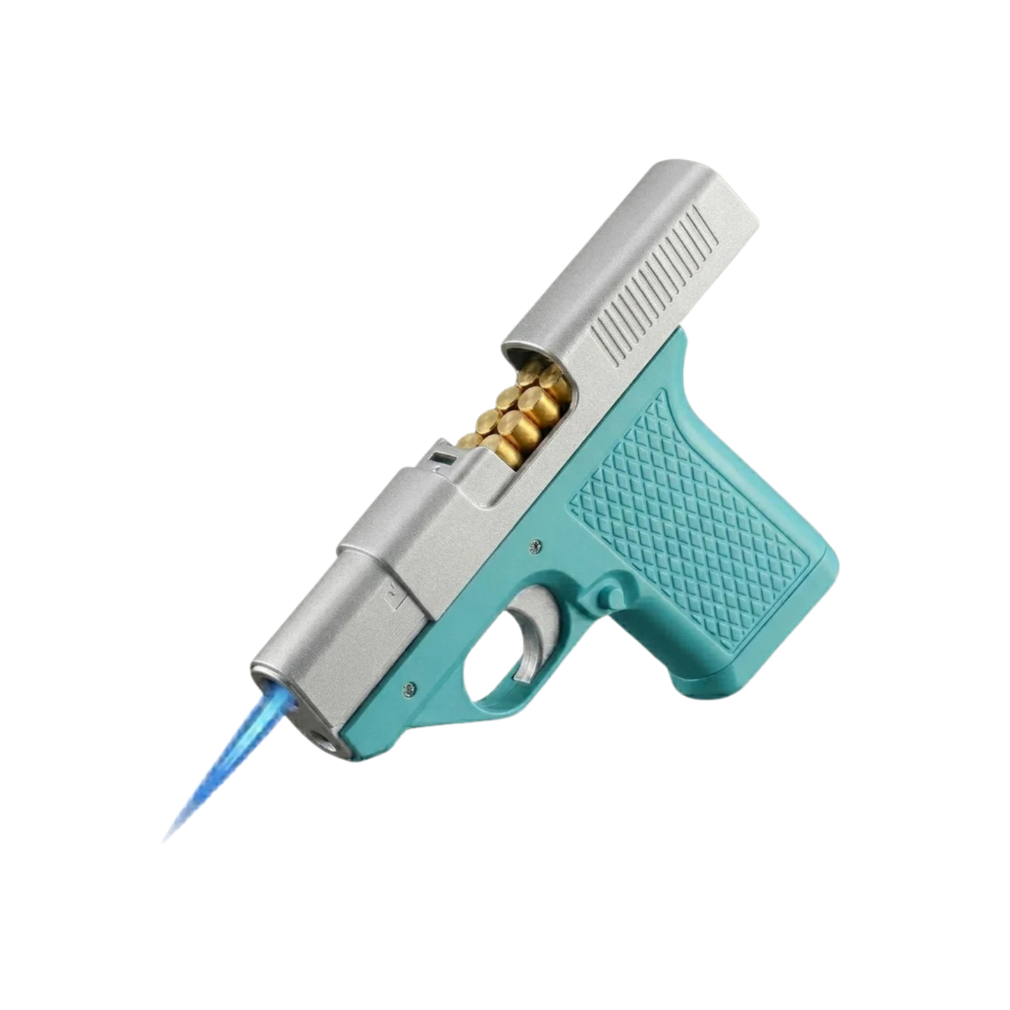 Puff-Shot Teal Lighter