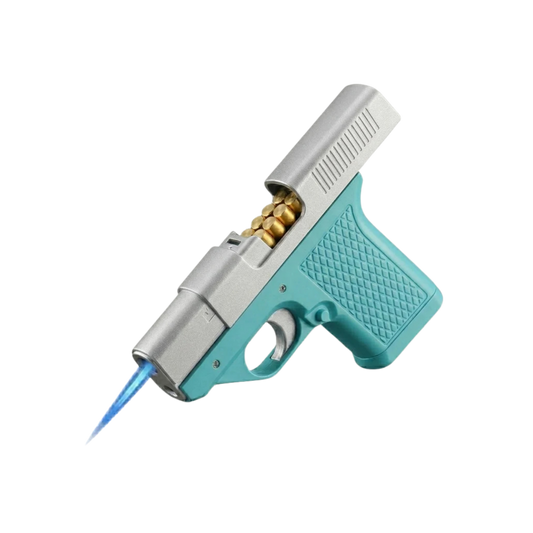 Puff-Shot Teal Lighter